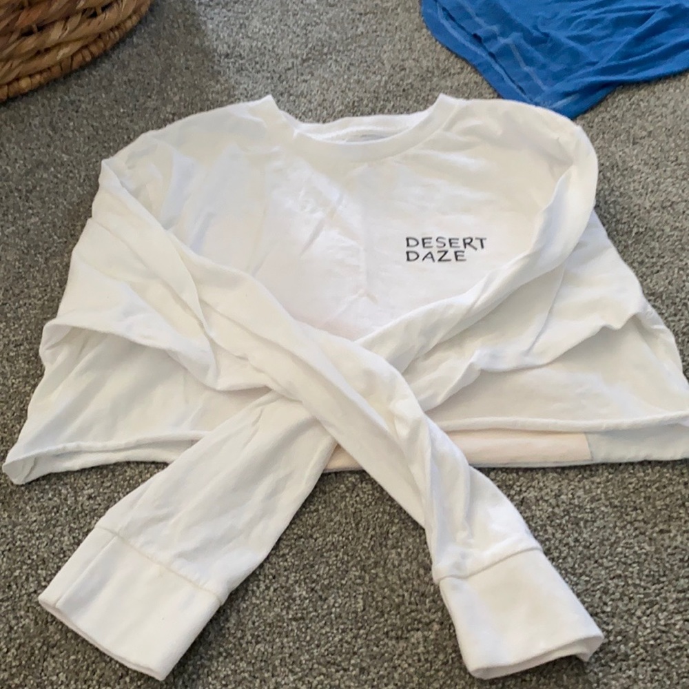 White crop top from PacSun